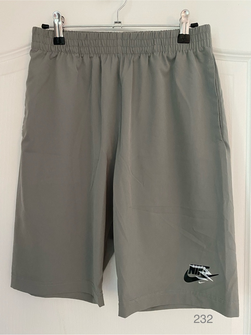 3 Brand Men's Light Gray Athletic Shorts